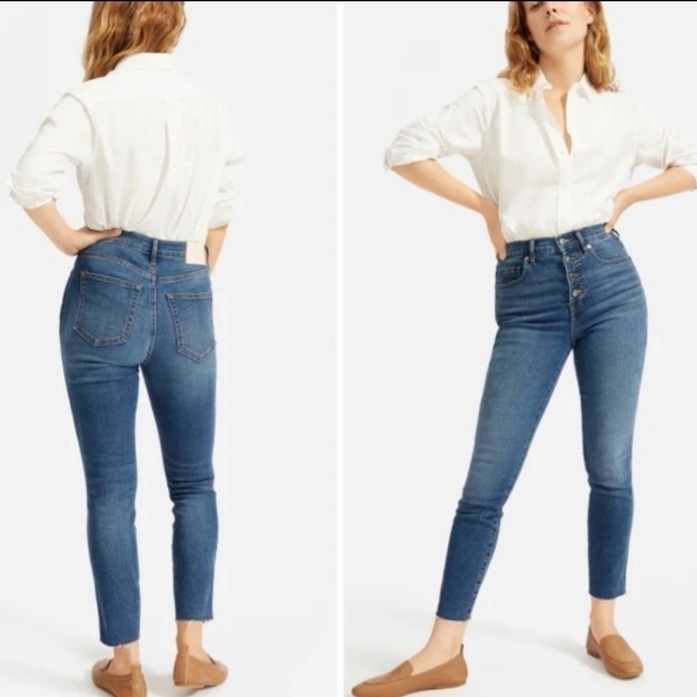 Everlane The Vintage Skinny button fly denim jeans size 29